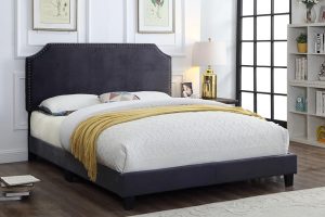Alternative view of T2116 Double Size Bed Grey