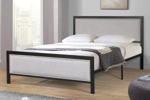 T2206 Double Size Bed Black Finish