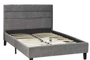 Alternative view of LX895 GR ORABELLE PLATFORM Full BED FRAME GREY