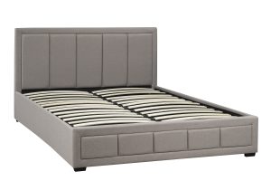 Alternative view of LX828-BEI WESTLEY PLATFORM King  BED W/LIFT STORAGE BEIGE