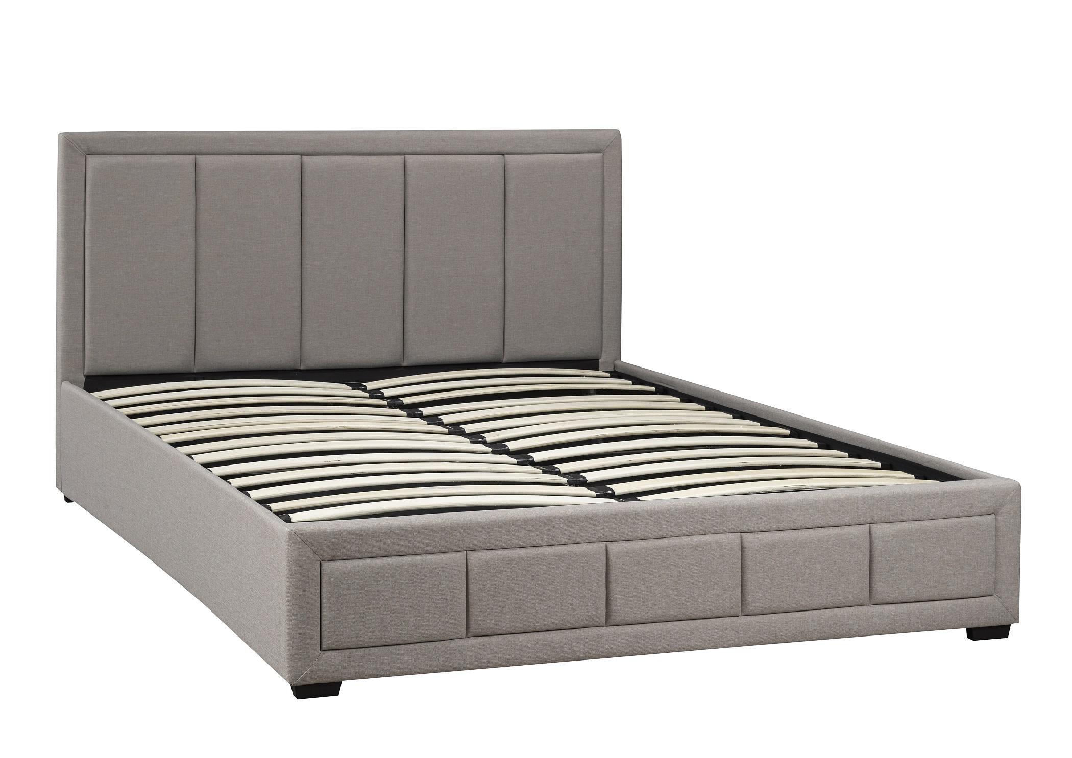 LX828-BEI WESTLEY PLATFORM King BED W/LIFT STORAGE BEIGE - Image 2