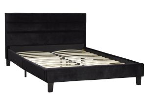 Alternative view of LX895 BLK ORABELLE PLATFORM Full BED FRAME BLACK