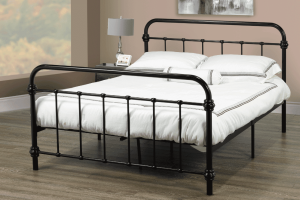 T2335 Double Size Bed Black