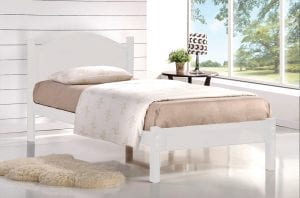 T2342 Double Size Bed White