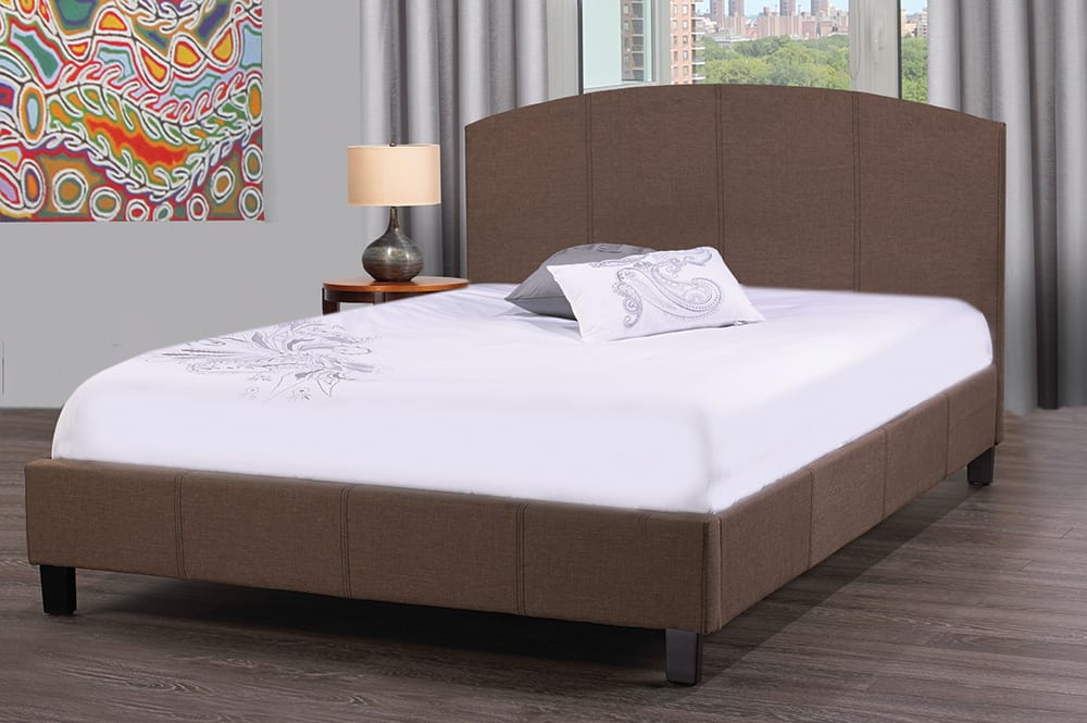 T2355 Double Size Bed Beige