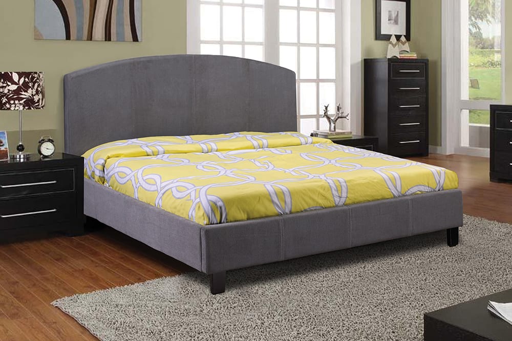 T2355 Double Size Bed Grey