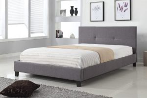 T2358 Double Size Bed Grey
