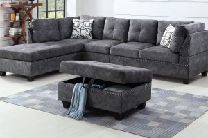 Snow Reversible Sectional Sofa Set