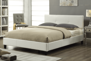 T2358 Double Size Bed White