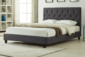 T2366 Double Size Bed Charcoal
