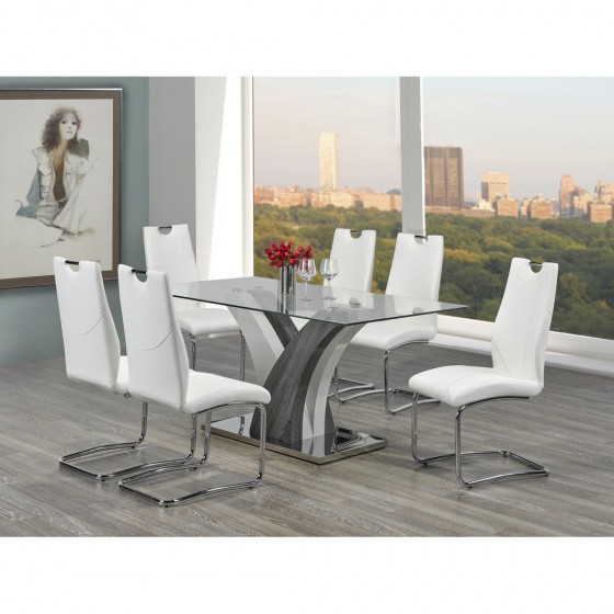 Brassex 7 piece F-790 JEROME DINING SERIES