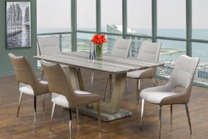 Brassex 7 piece F-798E T LEONARDO DINING SERIES