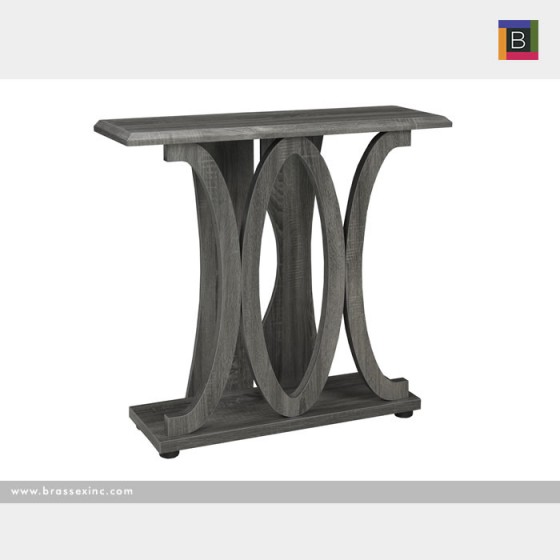Brassex 182303 DG CONSOLE TABLE, GREY