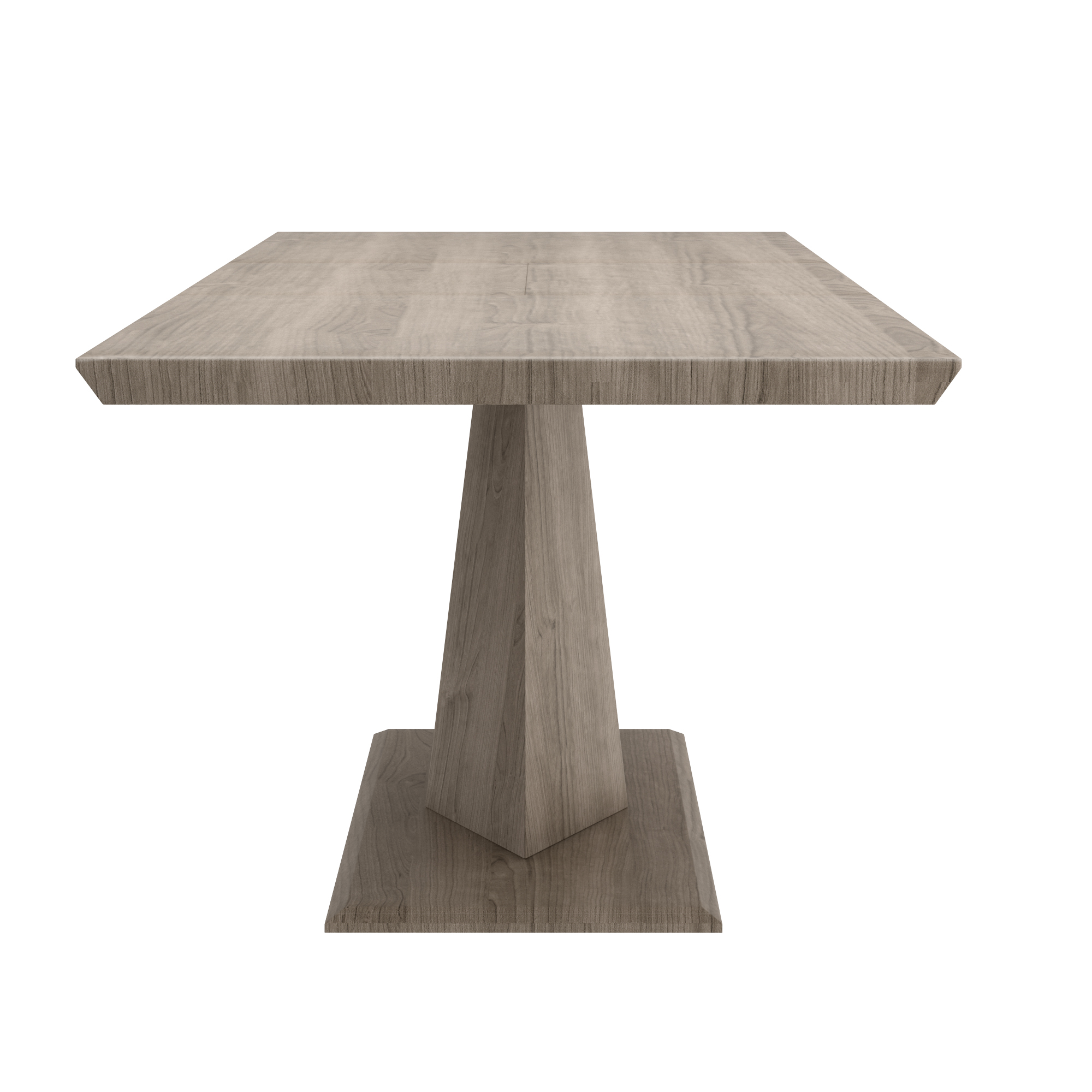 Worldwide Eclipse Dining Table with Extension in Washed Oak - Image 4