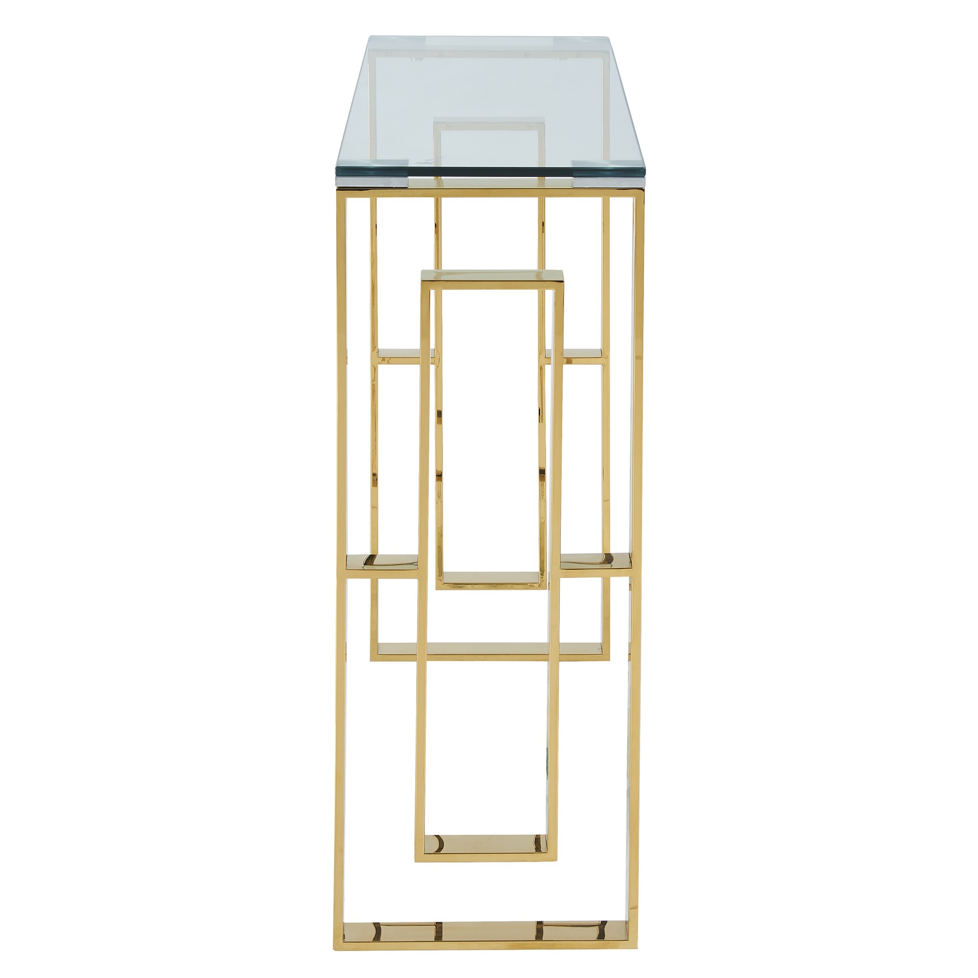 Worldwide Eros Console/Desk in Gold - Image 4