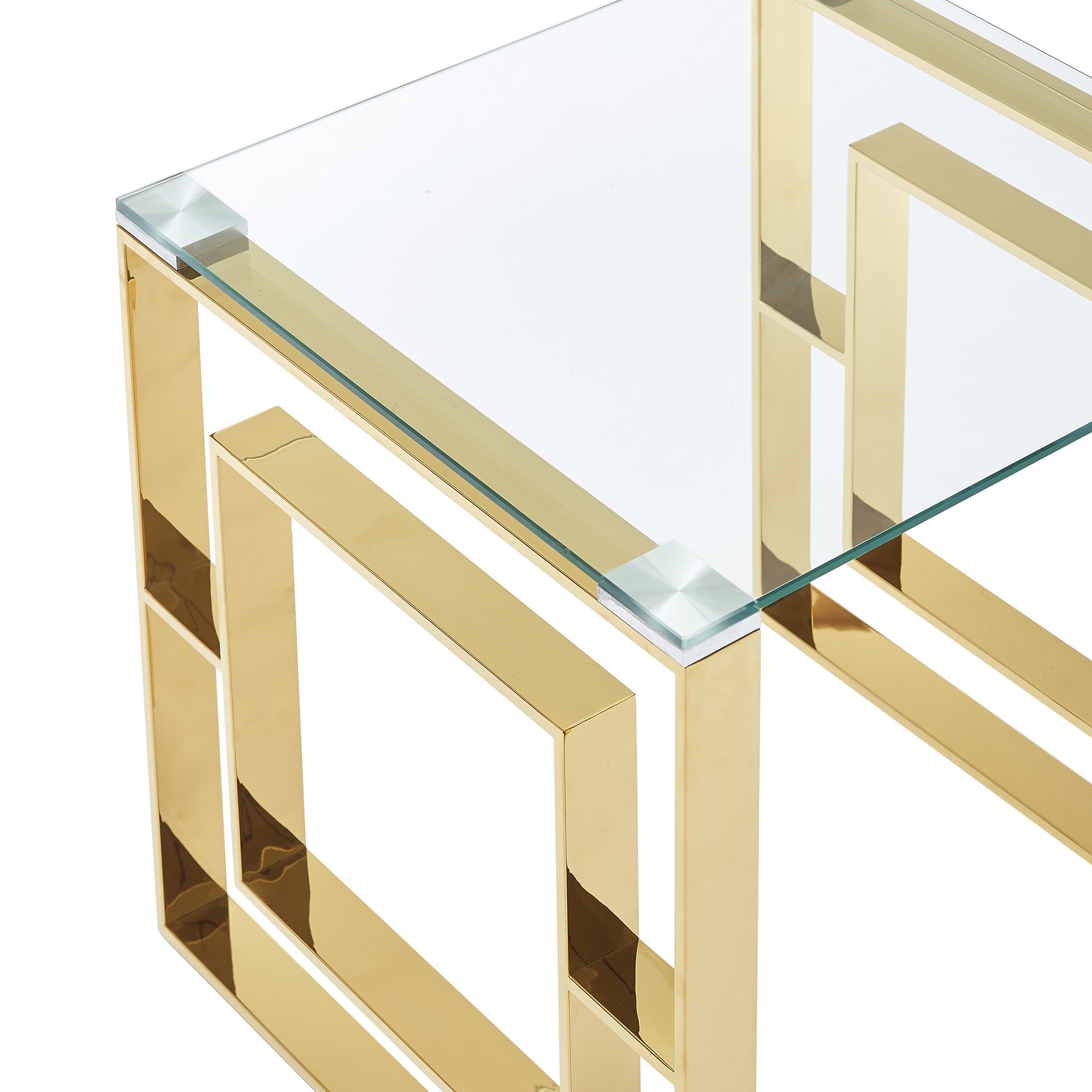 Worldwide Eros Console/Desk in Gold - Image 2