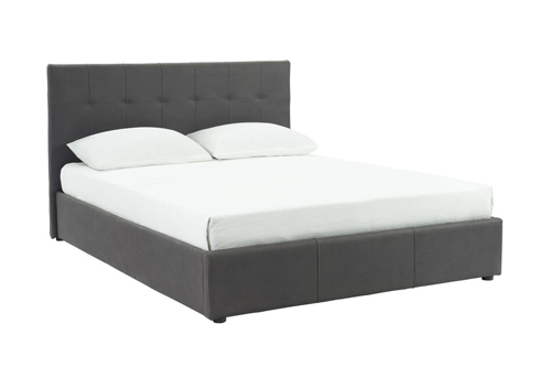 Worldwide Extara King Platform Storage Bed in Grey