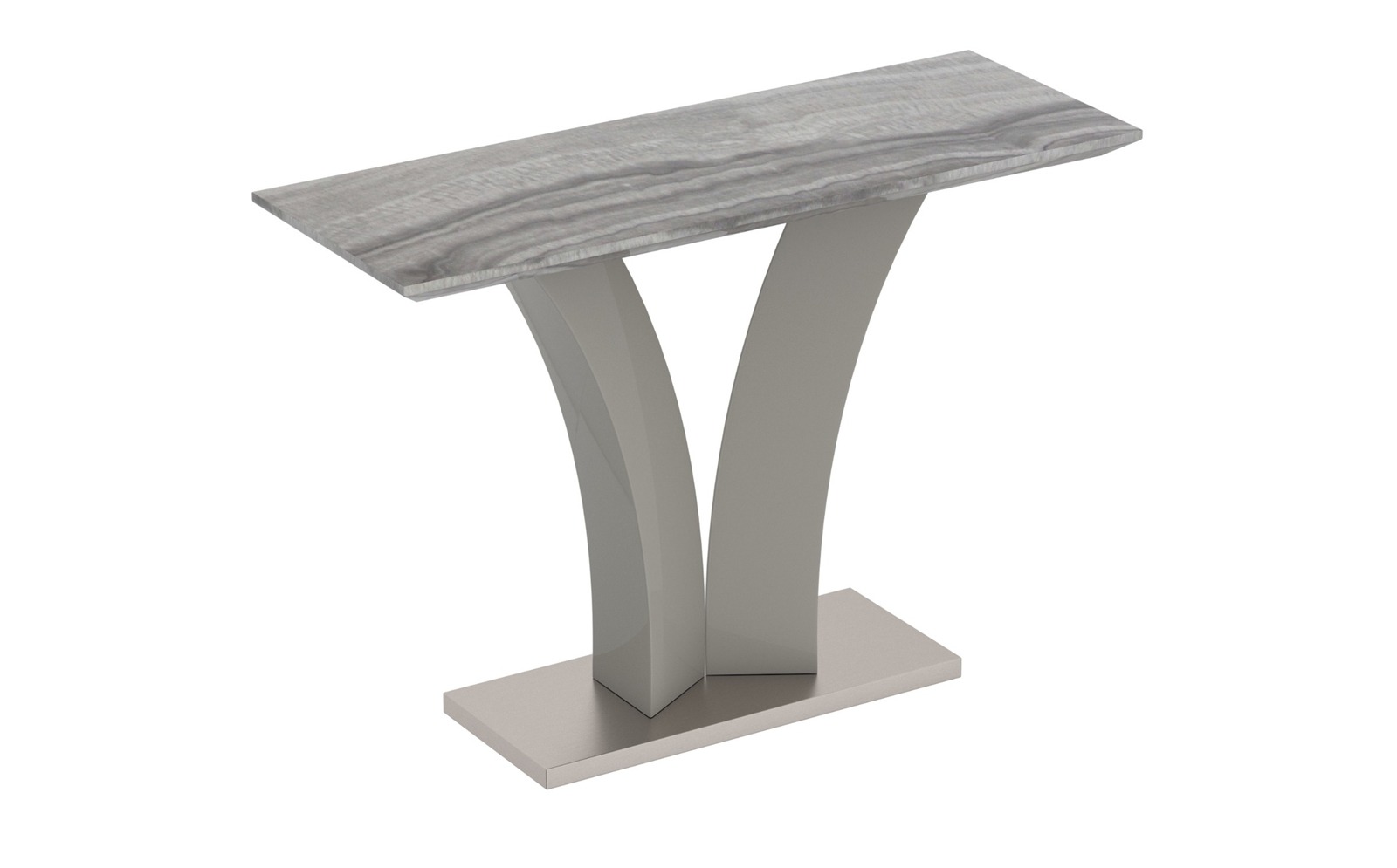 Worldwide Napoli Console Table in Grey