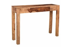 Worldwide Idris Console/Desk in Dark Sheesham