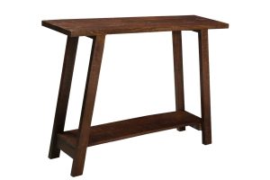 Worldwide Volsa Console Table in Walnut