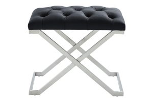 Worldwide Aldo Bench in Black/Silver