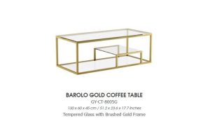 Barold GY-CT-8005G Brushed Gold Coffee