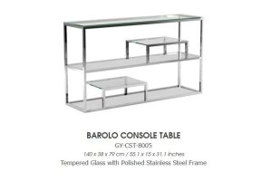 BAROLO GY-CST-8005 Polished steel console