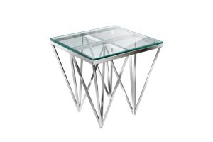 LUXOR End Table GY-ET-7745 Polished stainless steel