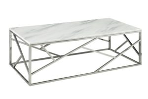 CAROLE Coffee Table GY-CT2051214-M Faux Marble Top Carole