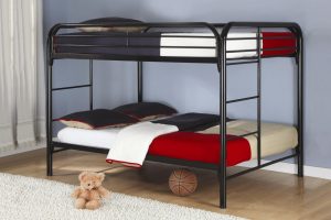 Ifdc IF-502-BK Full/Full bunk bed