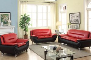 Speedy Black 3pcs Sofa Set