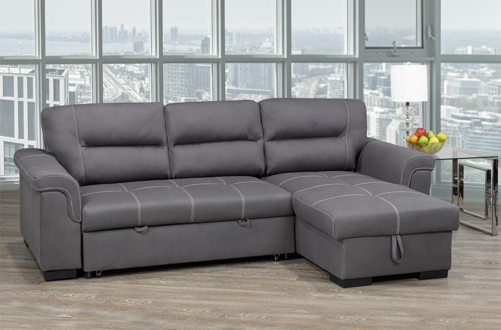 T1217 Pull Out Sofa Sectional