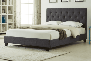 T2366 King Size Bed Charcoal
