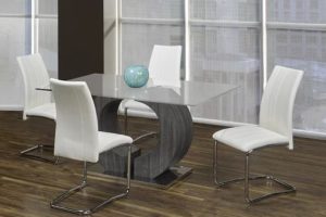 T-324 Napa White 5pc Dining Set