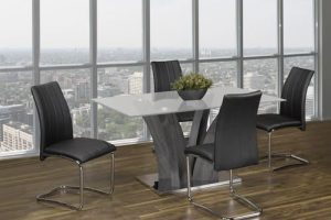 T-321 Austin Black 5pc Dining Set