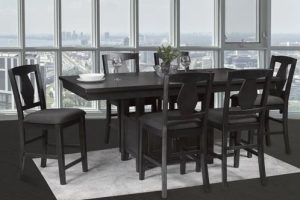 P-4278 Violet 7pc Dining Set