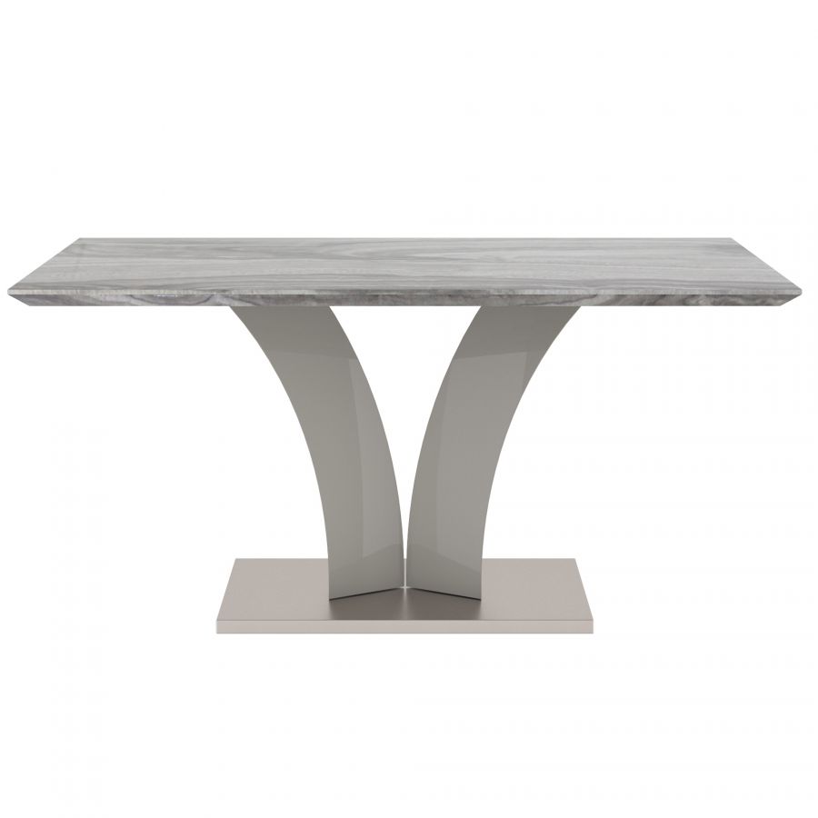 Napoli Rectangular Dining Table in Grey - Image 3