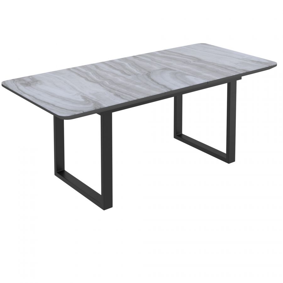 Gavin/Devo 7pc Dining Set, Black/Black - Image 2