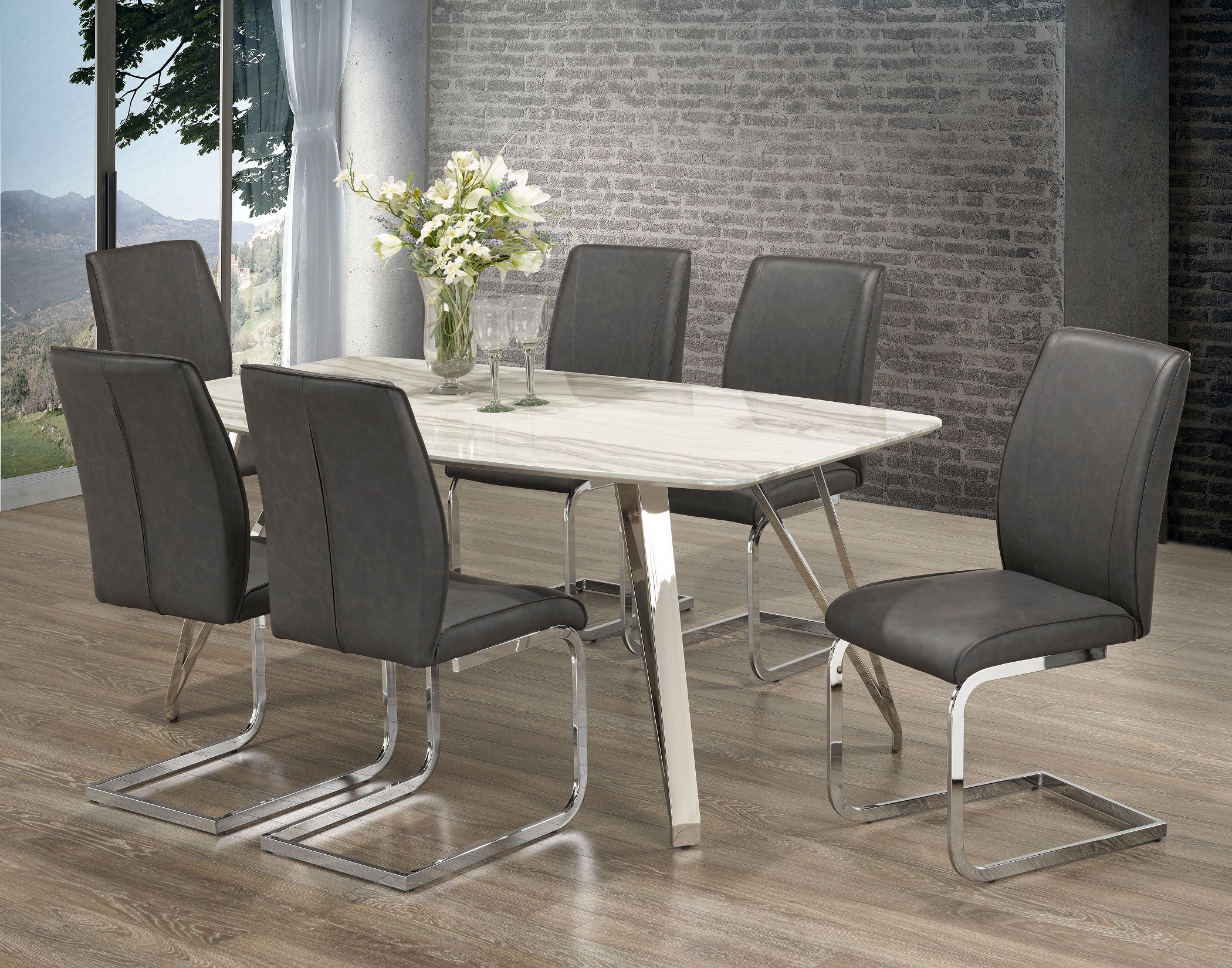 4049 7-PIECE DINING SET