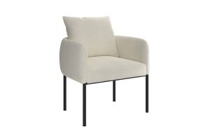 Zana Accent Chair in Cream and Black