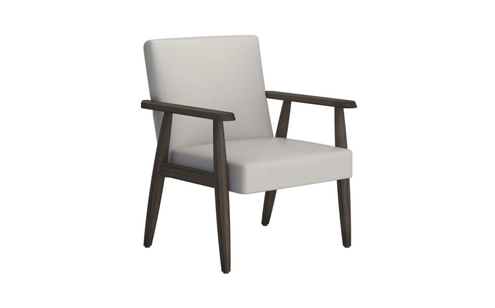 Wilder Accent Chair in Grey-Beige and Weathered Brown