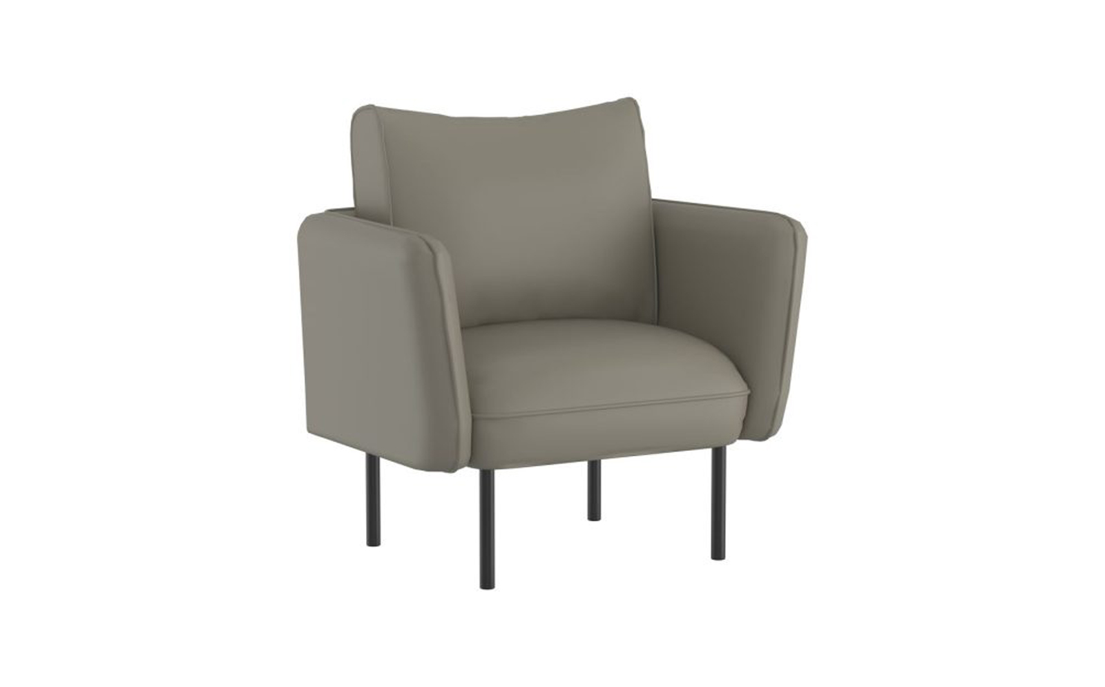 Ryker Accent Chair in Grey-Beige and Black