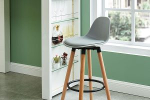 Alternative view of Diablo 26" Counter Stool, Set of 2 in Grey and Natural