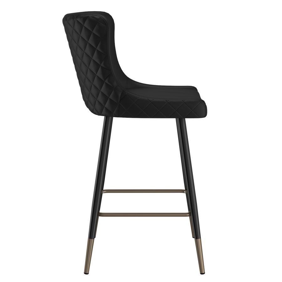 Xander 26" Counter Stool, Set of 2, in Black - Image 6