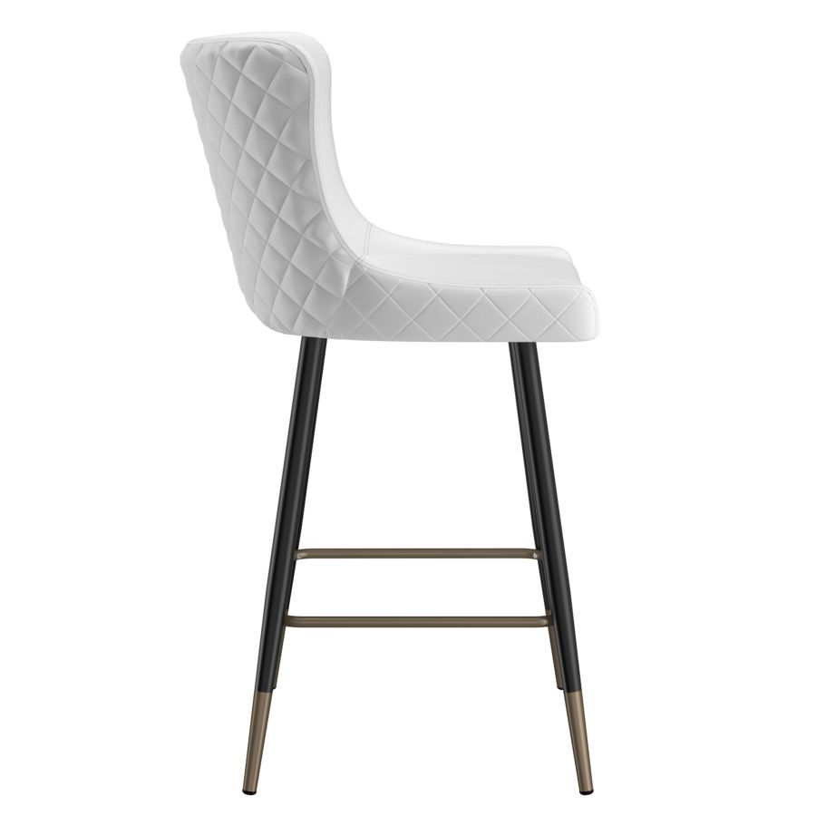 Xander 26" Counter Stool, Set of 2, in White - Image 6