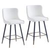 Xander 26" Counter Stool, Set of 2, in White - Image 4