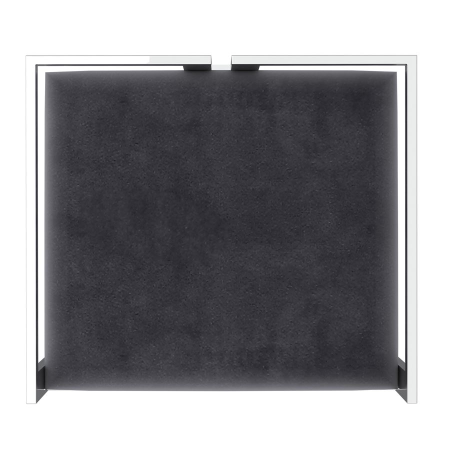 Cosmo 26" Counter Stool in Grey and Silver - Image 3