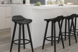 Alternative view of Trex 26" Counter Stool, Set of 2 in Black