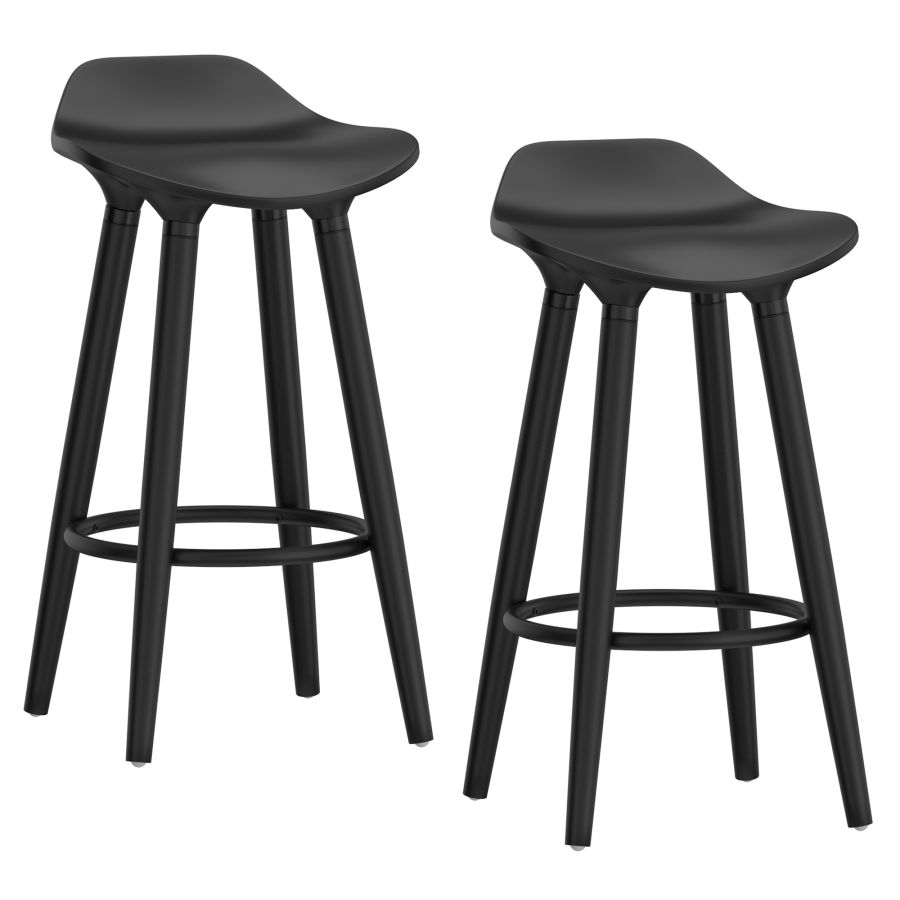 Trex 26" Counter Stool, Set of 2 in Black - Image 4