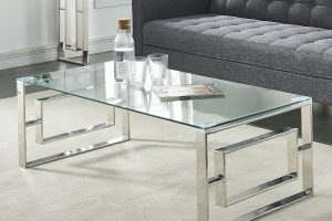 Eros Coffee Table In Silver